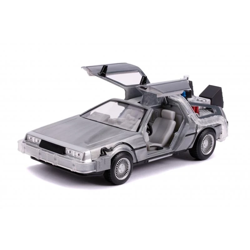 Jada Toys Back To The Future II - DeLorean Time Machine 1:24 Scale Jada Hollywood Rides Die Cast Vehicle - Image 4