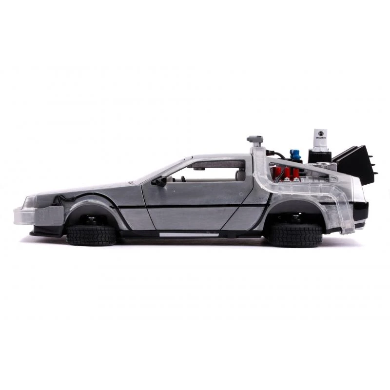 Jada Toys Back To The Future II - DeLorean Time Machine 1:24 Scale Jada Hollywood Rides Die Cast Vehicle - Image 3