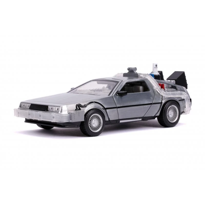 Jada Toys Back To The Future II - DeLorean Time Machine 1:24 Scale Jada Hollywood Rides Die Cast Vehicle - Image 2