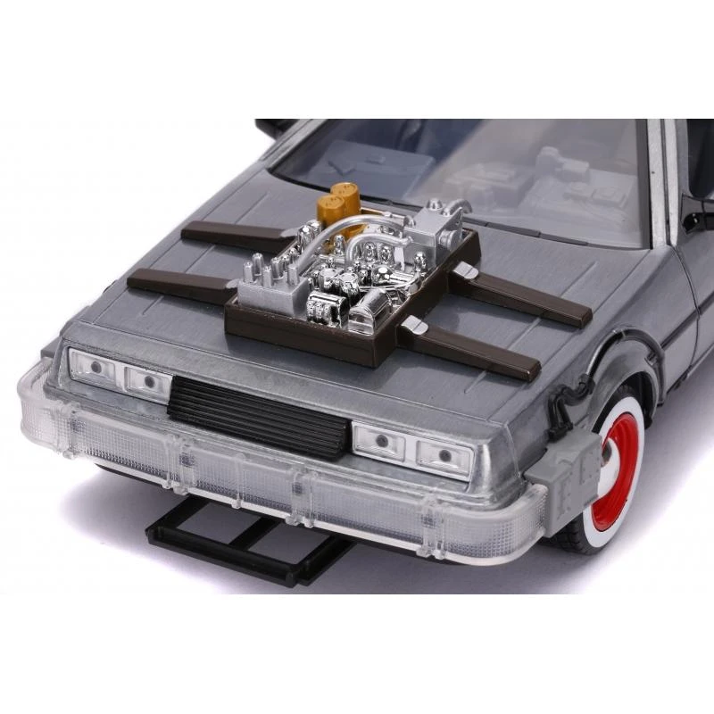 Jada Toys Back To The Future III - DeLorean Time Machine 1:24 Scale Jada Hollywood Rides Die Cast Vehicle - Image 5