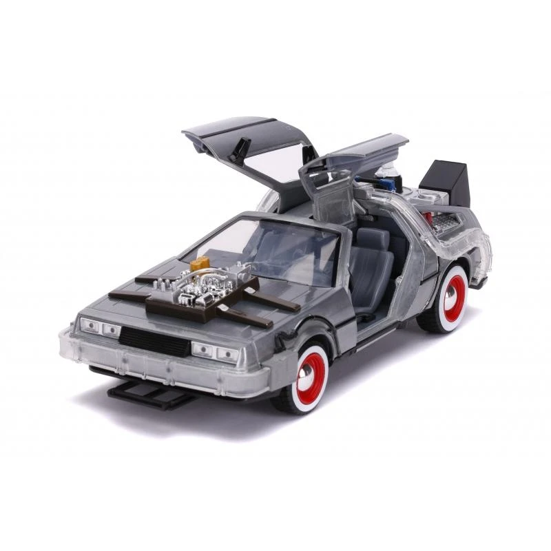 Jada Toys Back To The Future III - DeLorean Time Machine 1:24 Scale Jada Hollywood Rides Die Cast Vehicle - Image 3