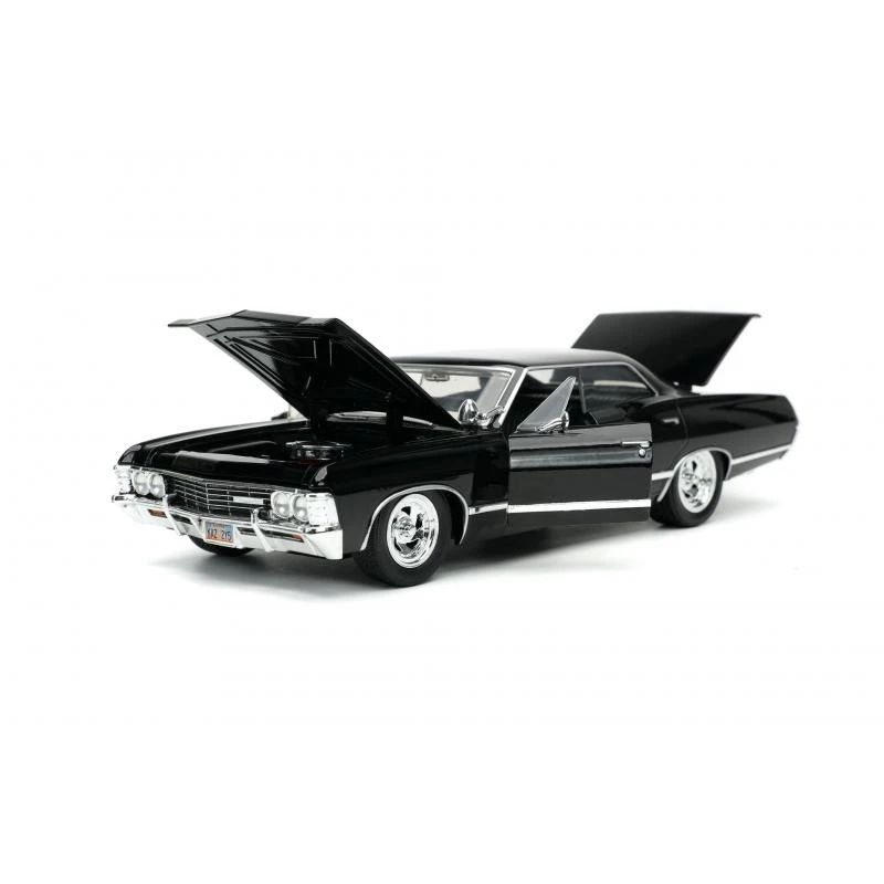 Jada Toys Supernatural - 1967 Chevy Impala With Dean Winchester Figure Hollywood Rides 1:24 Scale Die Cast Vehicle - Image 4