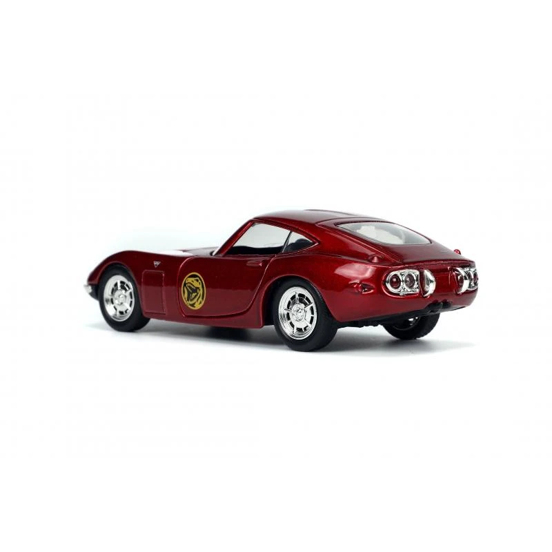 Jada Toys Power Ranger - 1967 Toyota 2000GT With Red Ranger Figure Hollywood Rides 1:32 Scale Die Cast Vehicle - Image 2