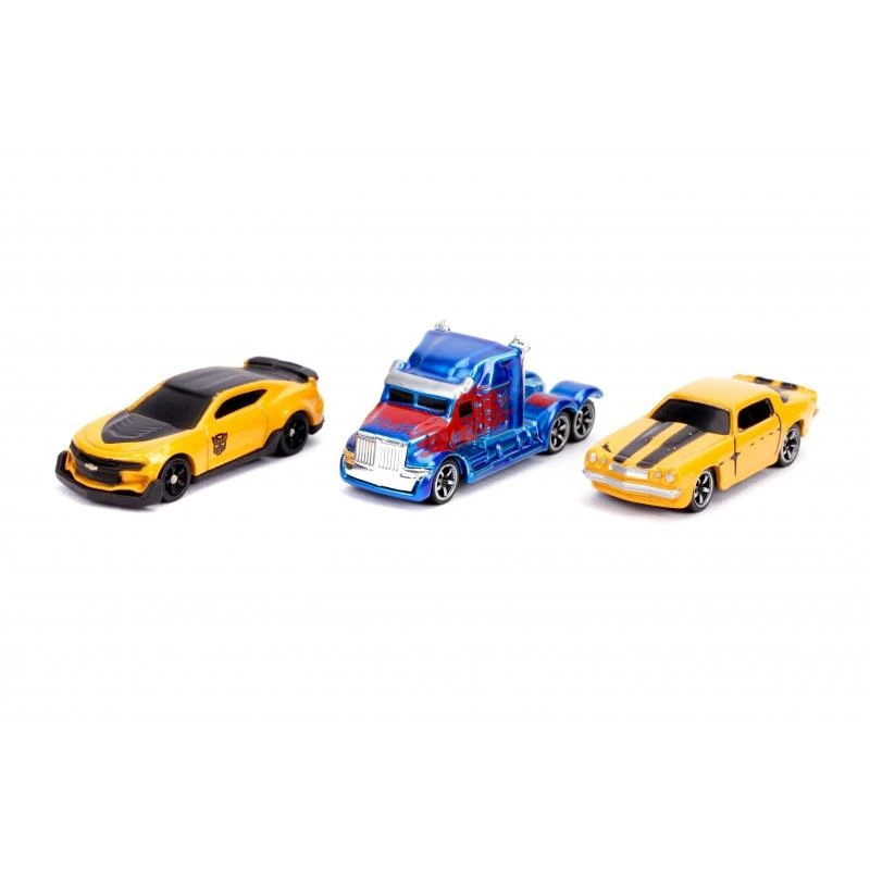 Jada Toys Transformers The Last Knight - Nano Hollywood Rides 3 Car Set - Image 2