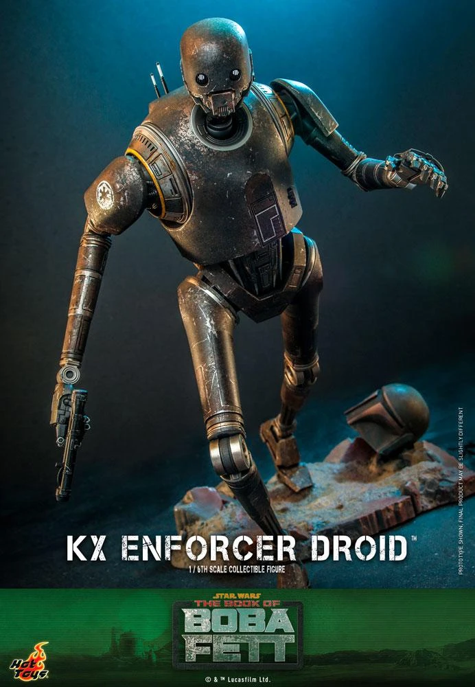 *PRE-ORDER KX Enforcer Droid (The Book Of Boba Fett) - Star Wars Hot Toys Collectibles 1/6 Scale Action Figure - Image 5