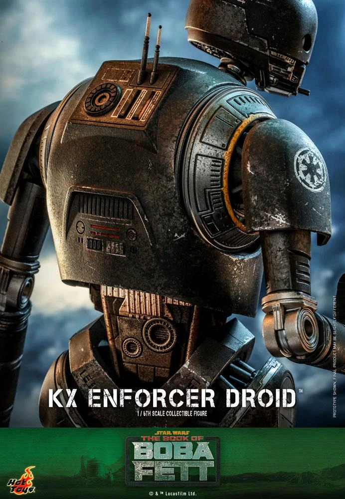 *PRE-ORDER KX Enforcer Droid (The Book Of Boba Fett) - Star Wars Hot Toys Collectibles 1/6 Scale Action Figure - Image 6