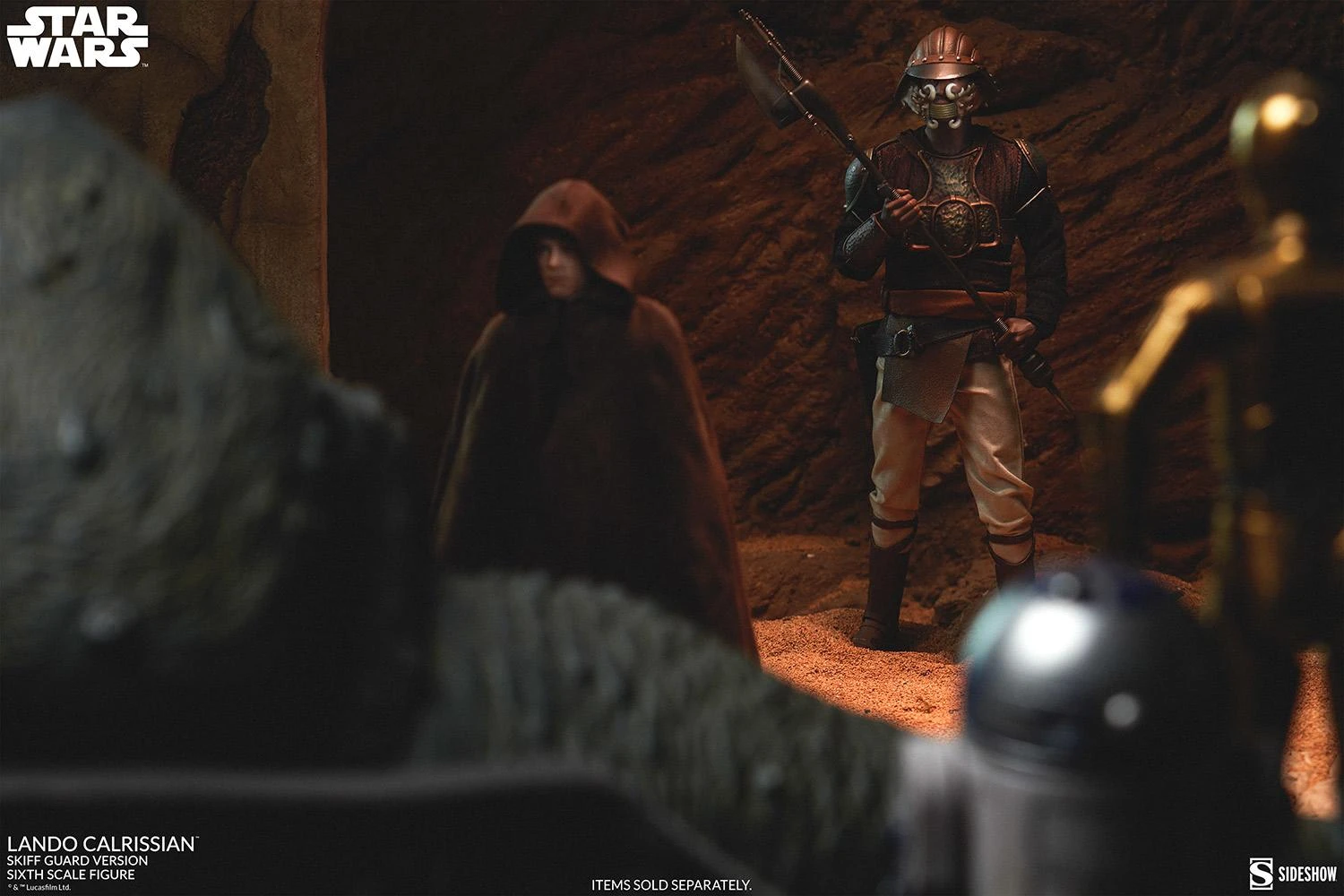 Lando Calrissian Skiff Guard Disguise - Star Wars Sideshow Collectibles 1/6 Scale Action Figure - Image 9