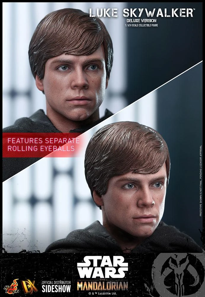 *PRE-ORDER Luke Skywalker DELUXE (The Mandalorian) - Star Wars Hot Toys Collectibles 1/6 Scale Action Figure - Image 3