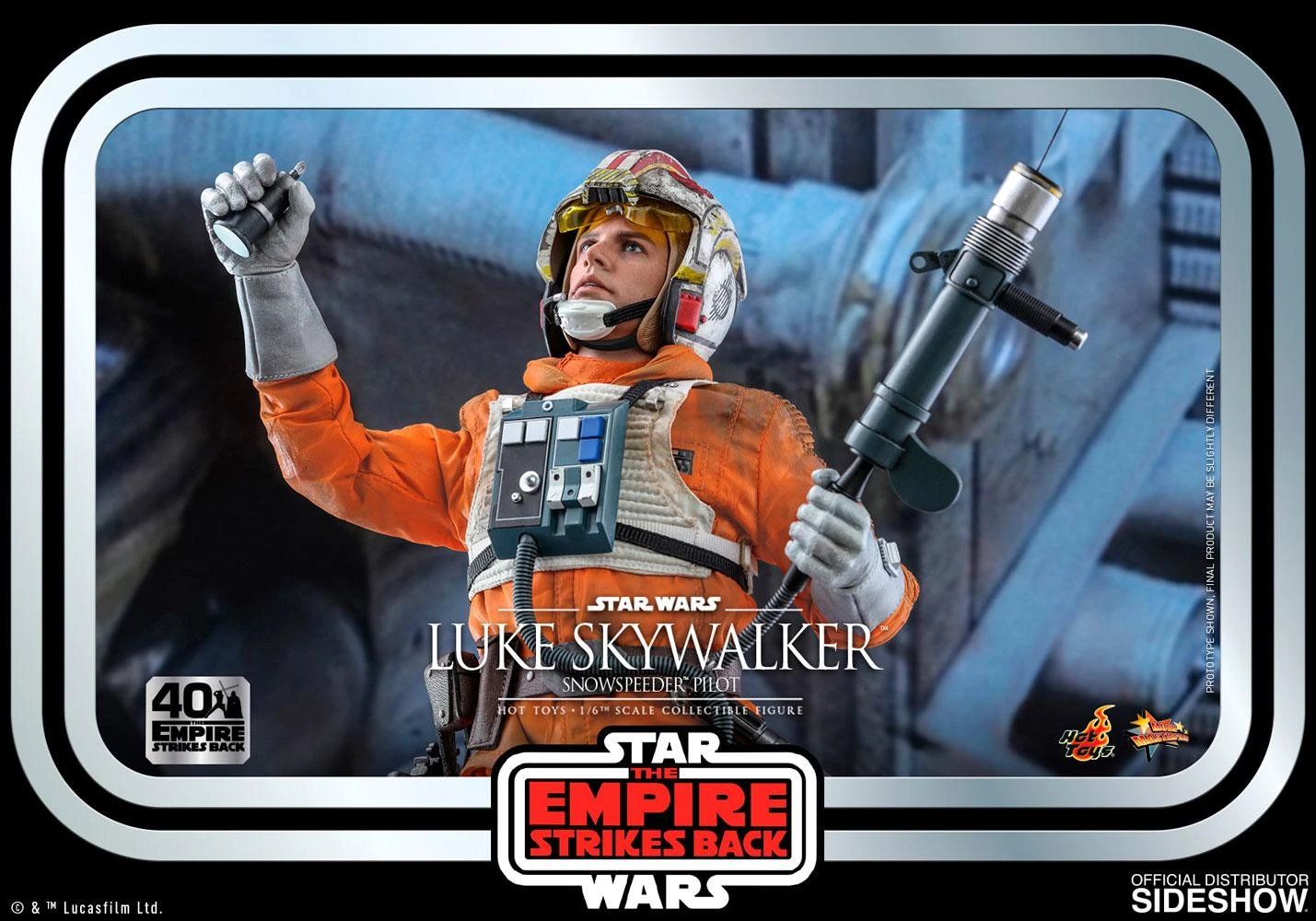 Luke Skywalker (Snowspeeder Pilot) - Star Wars Hot Toys Collectibles 1/6 Scale Action Figure - Image 9