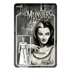 SUPER7 The Munsters Reaction Action Figure - Lily Greyscale