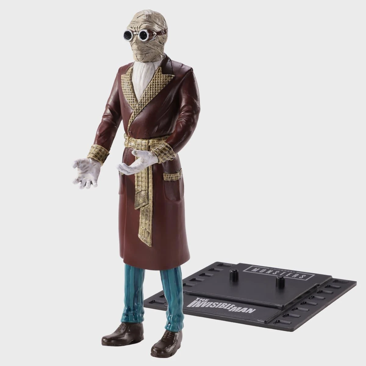 Noble Collection Universal Monsters Bendyfigs Action Figure - Invisible Man - Image 2
