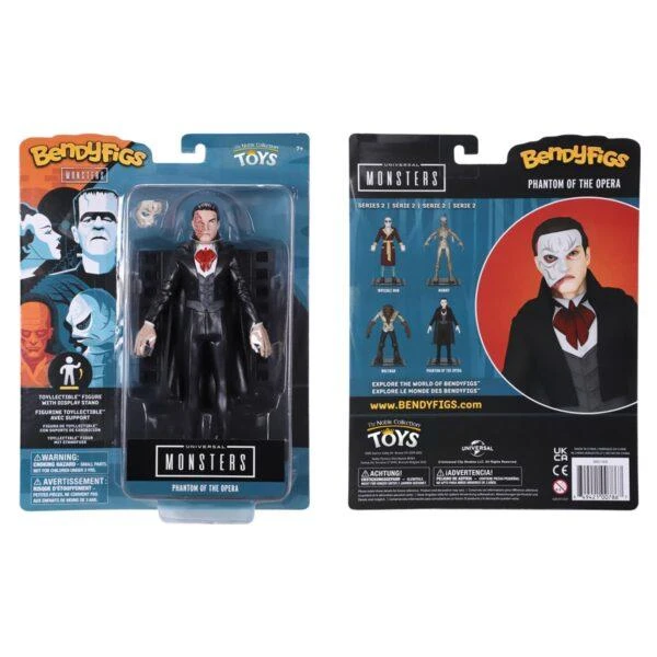 Noble Collection Universal Monsters Bendyfigs Action Figure - The Phantom Of The Opera - Image 3