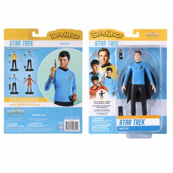 Noble Collection Star Trek: The Original Series Bendyfigs Action Figure - Dr. McCoy - Image 3
