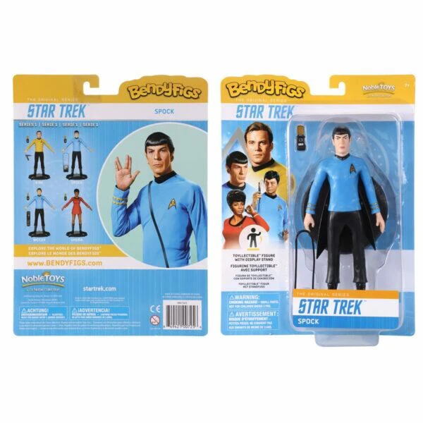 Noble Collection Star Trek: The Original Series Bendyfigs Action Figure - Spock - Image 3