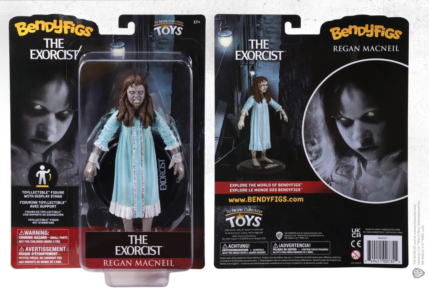 Noble Collection The Exorcist Bendyfigs Action Figure - Regan MacNeil - Image 2