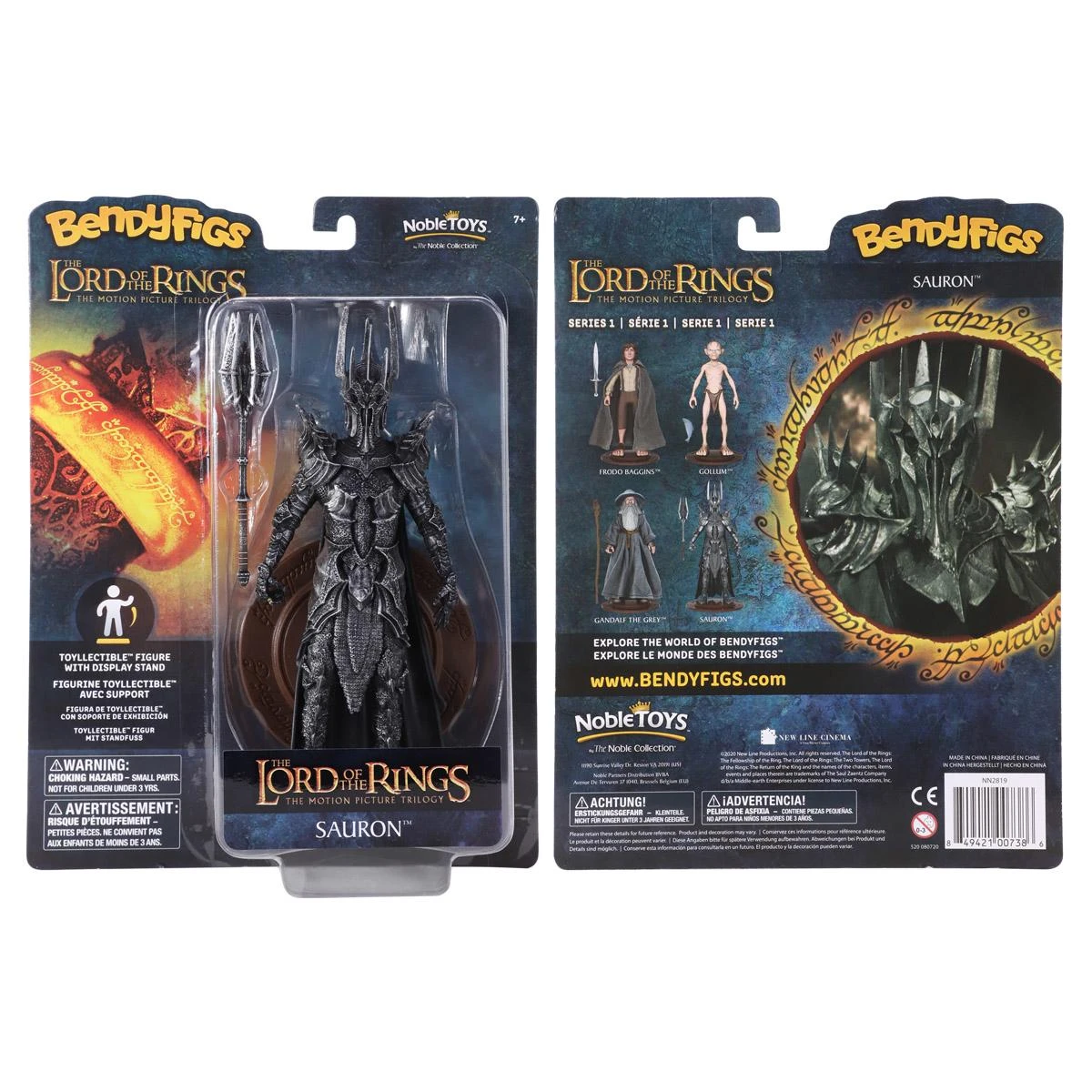 Noble Collection Lord Of The Rings Bendyfigs Action Figure - Sauron - Image 3