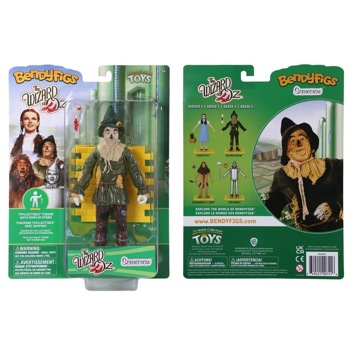 Noble Collection The Wizard Of Oz Bendyfigs Action Figure - Scarecrow - Image 3