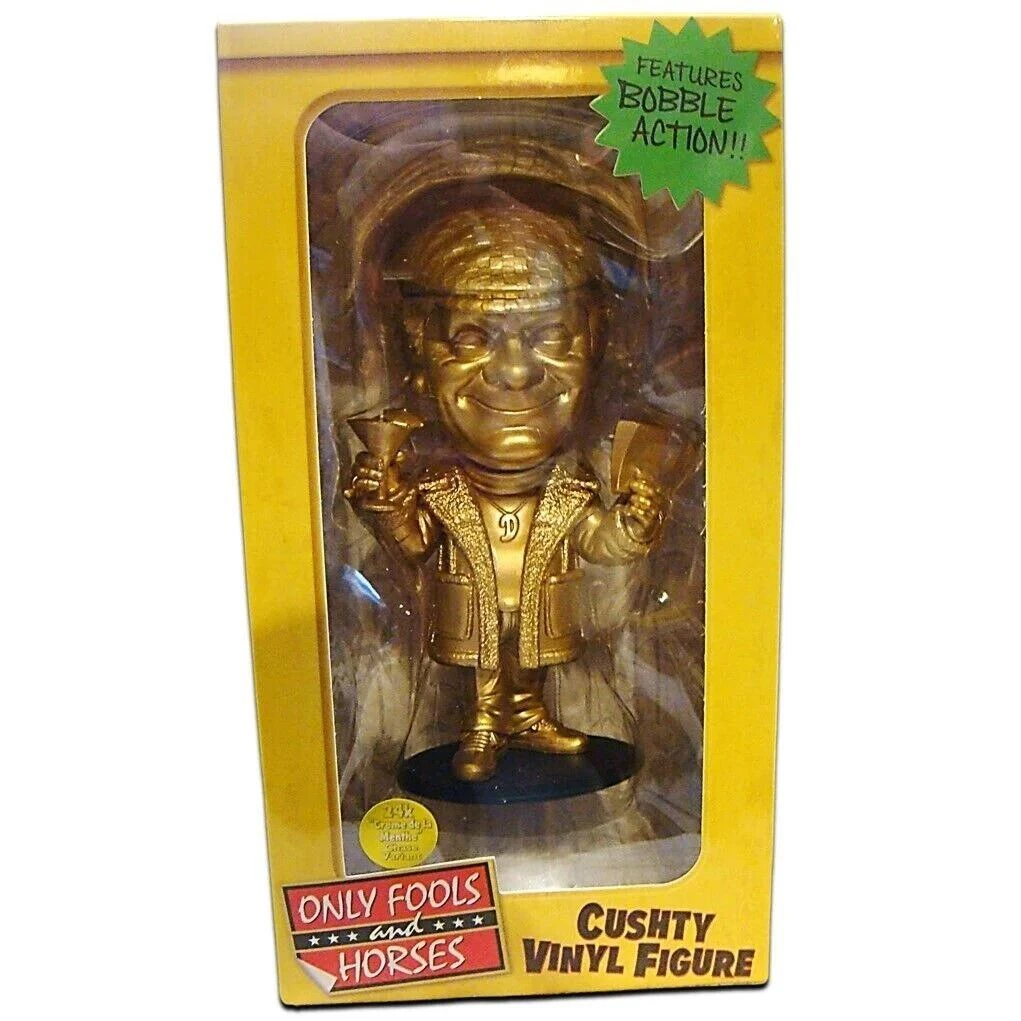 Only Fools And Horses Bobble Buddies 6 Inch Cushty Vinyl Action Figure - 24k Gold Del Boy