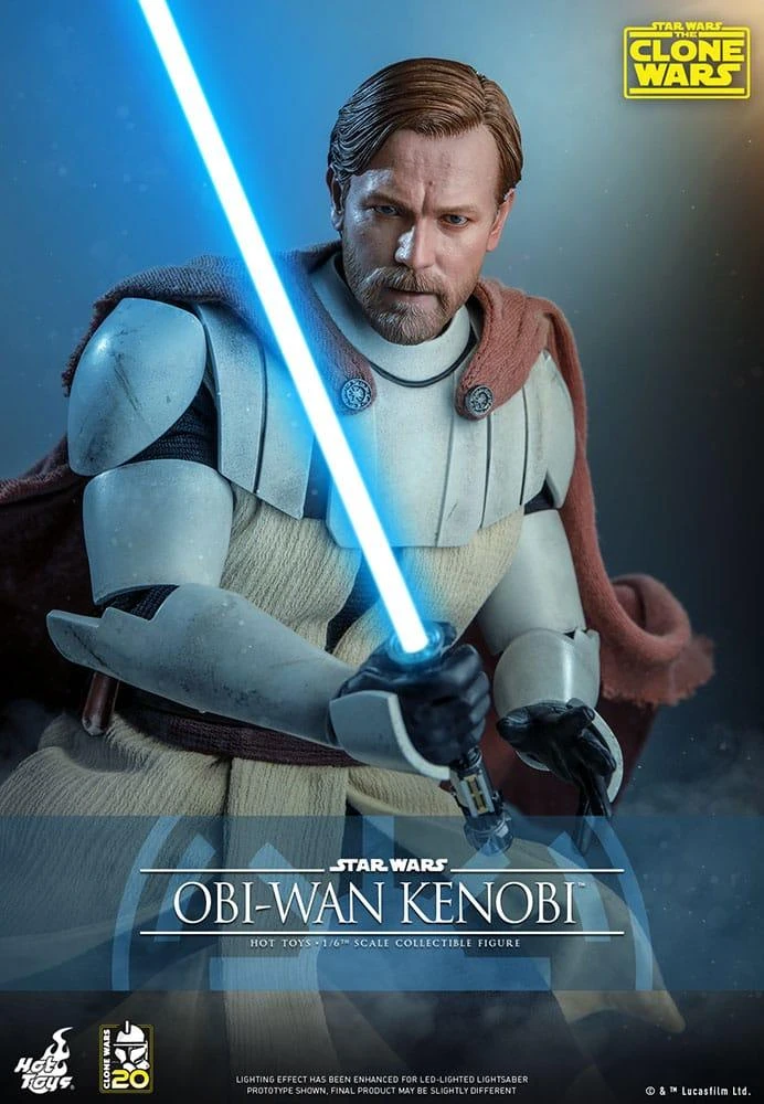 *PRE-ORDER Obi-Wan Kenobi (Clone Wars) - Star Wars: The Clone Wars Hot Toys Collectibles 1/6 Scale Action Figure