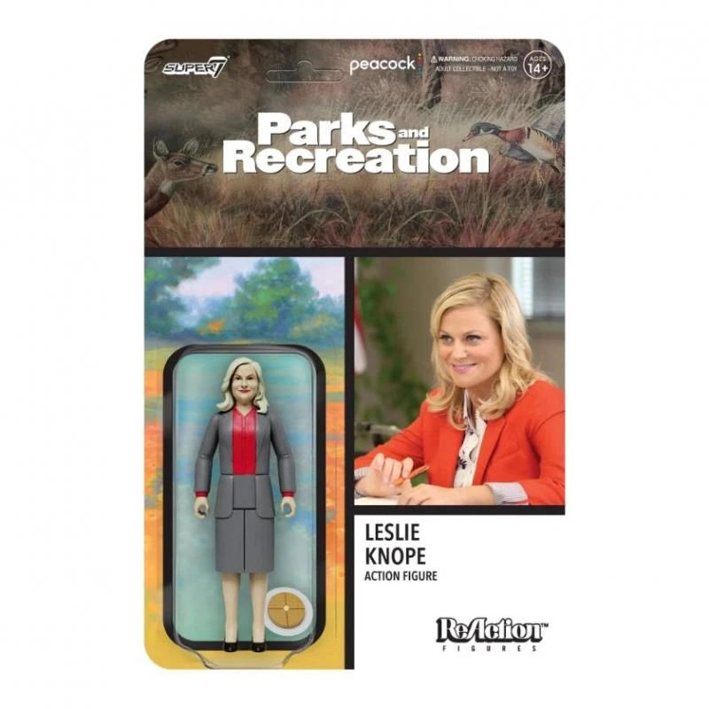 SUPER7 Parks And Recreation ReAction Figure - Leslie Knope