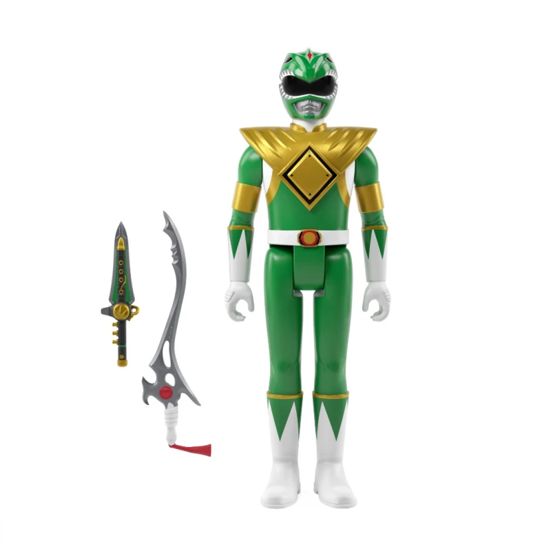 SUPER7 Power Rangers ReAction Action Figure - Green Ranger - Image 2