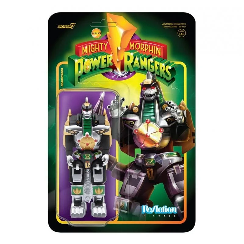 SUPER7 Power Rangers ReAction Action Figure Wave 2 - DragonZord