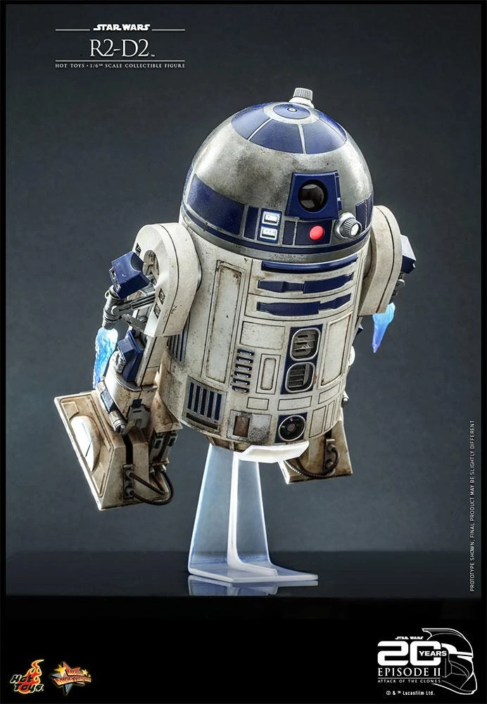 *PRE-ORDER R2-D2 - Star Wars Attack Of The Clones 20th Anniversary Sideshow Hot Toys 1/6 Scale Action Figure - Image 3