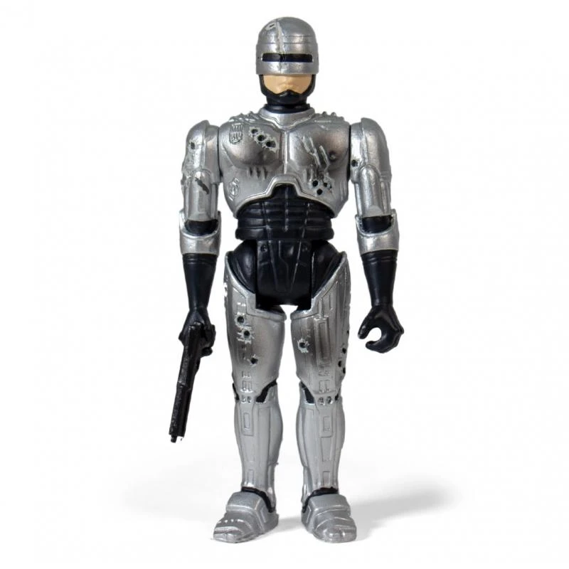 SUPER7 Robocop ReAction Action Figure - Battle Damaged Robocop (non-mint) - Image 2
