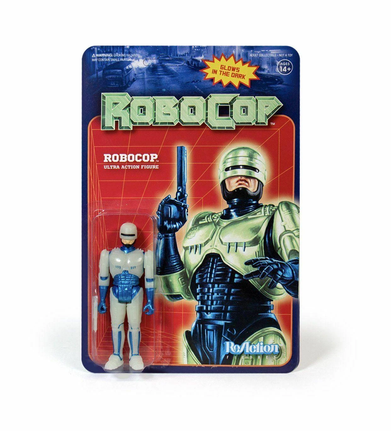 SUPER7 Robocop ReAction Action Figure - GLOW IN THE DARK ROBCOP