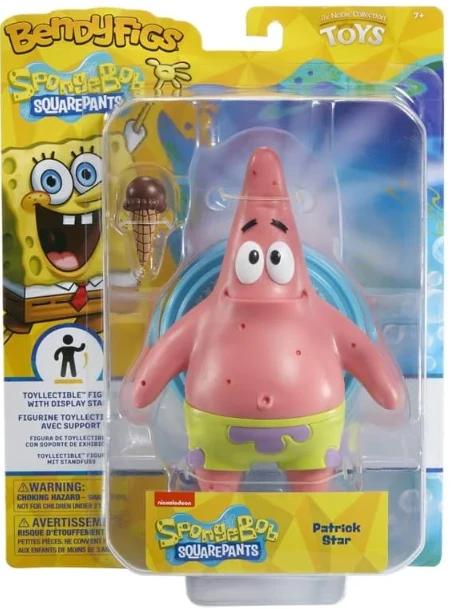 Noble Collection Spongebob Bendyfigs Action Figure - Patrick Star