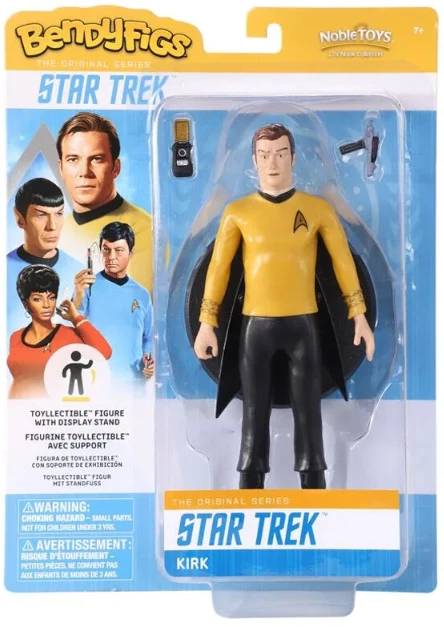 Noble Collection Star Trek: The Original Series Bendyfigs Action Figure- Kirk