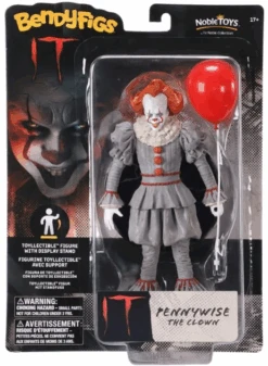 Noble Collection IT Bendyfigs Action Figure - Pennywise The Clown