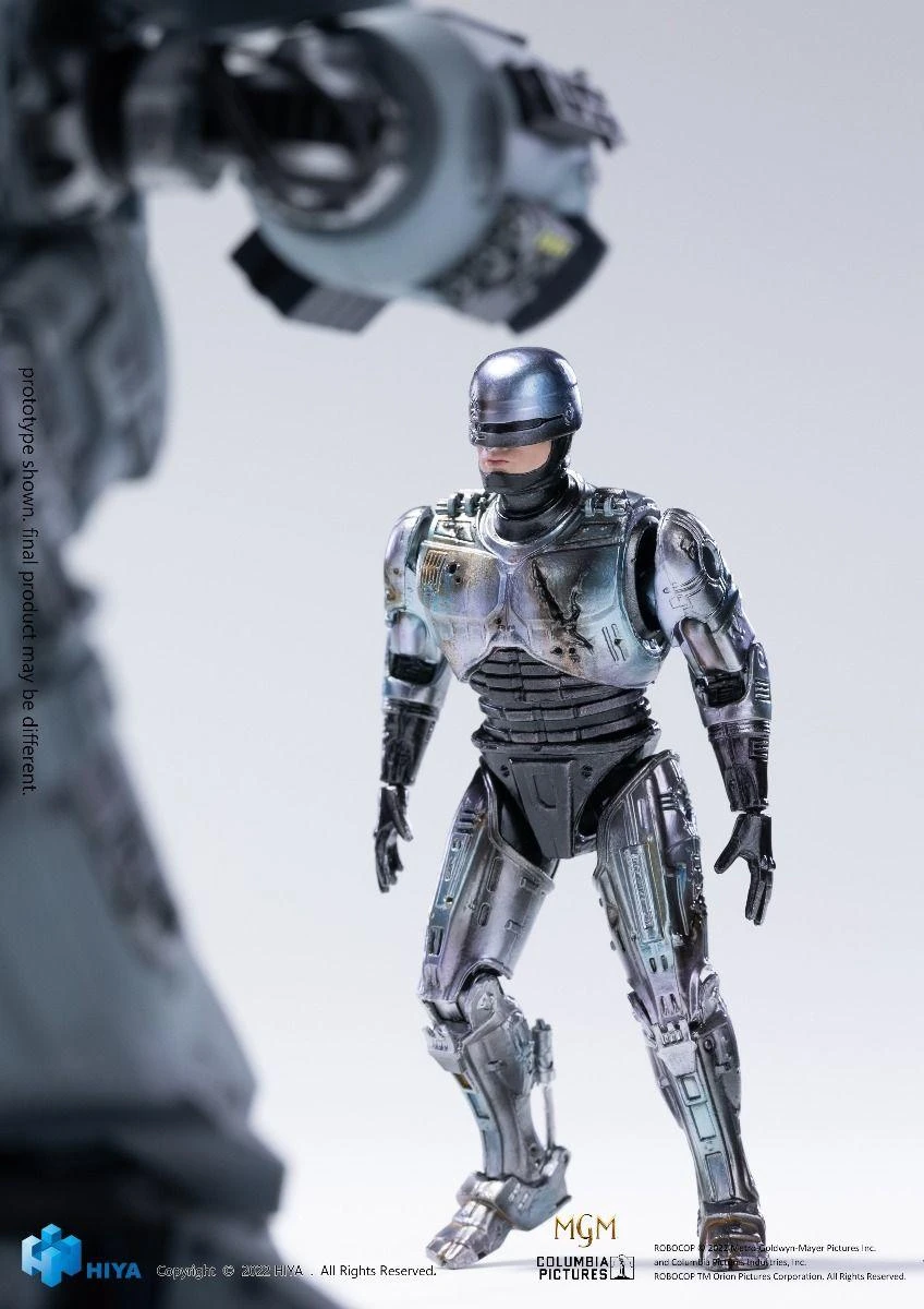 HIYA Toys SDCC 2022 RoboCop 1:18 Scale Action Figures - RoboCop Vs ED-209 Twin Pack - Image 3