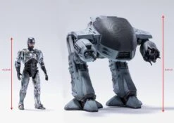 HIYA Toys SDCC 2022 RoboCop 1:18 Scale Action Figures - RoboCop Vs ED-209 Twin Pack
