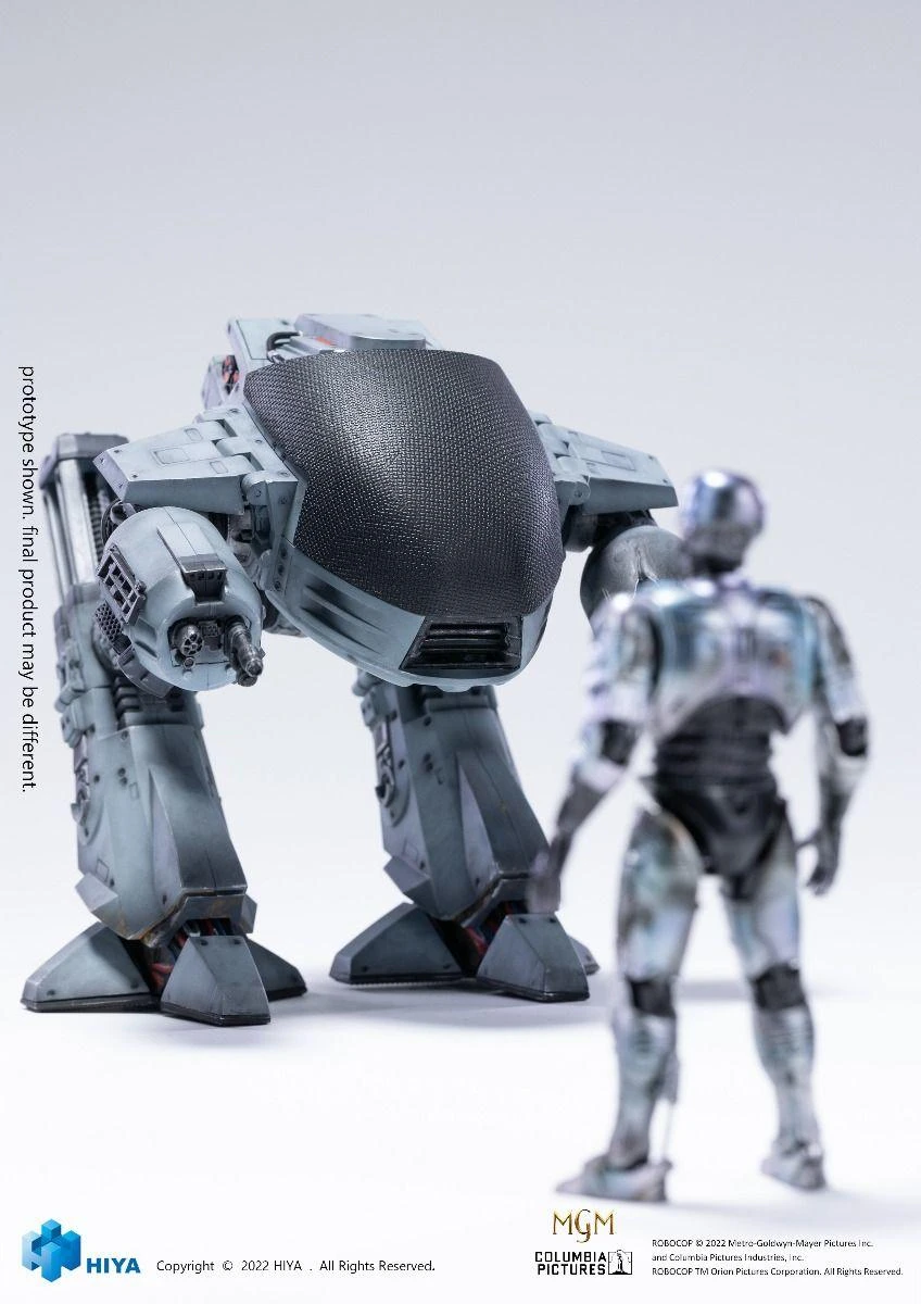 HIYA Toys SDCC 2022 RoboCop 1:18 Scale Action Figures - RoboCop Vs ED-209 Twin Pack - Image 4