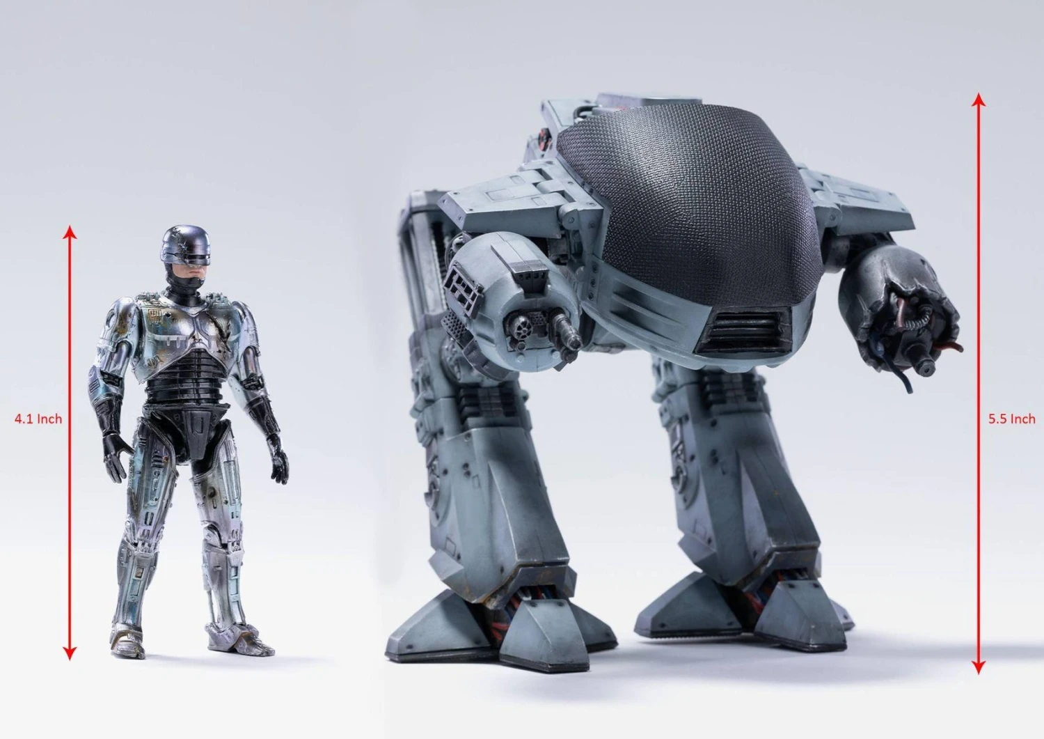 HIYA Toys SDCC 2022 RoboCop 1:18 Scale Action Figures - RoboCop Vs ED-209 Twin Pack
