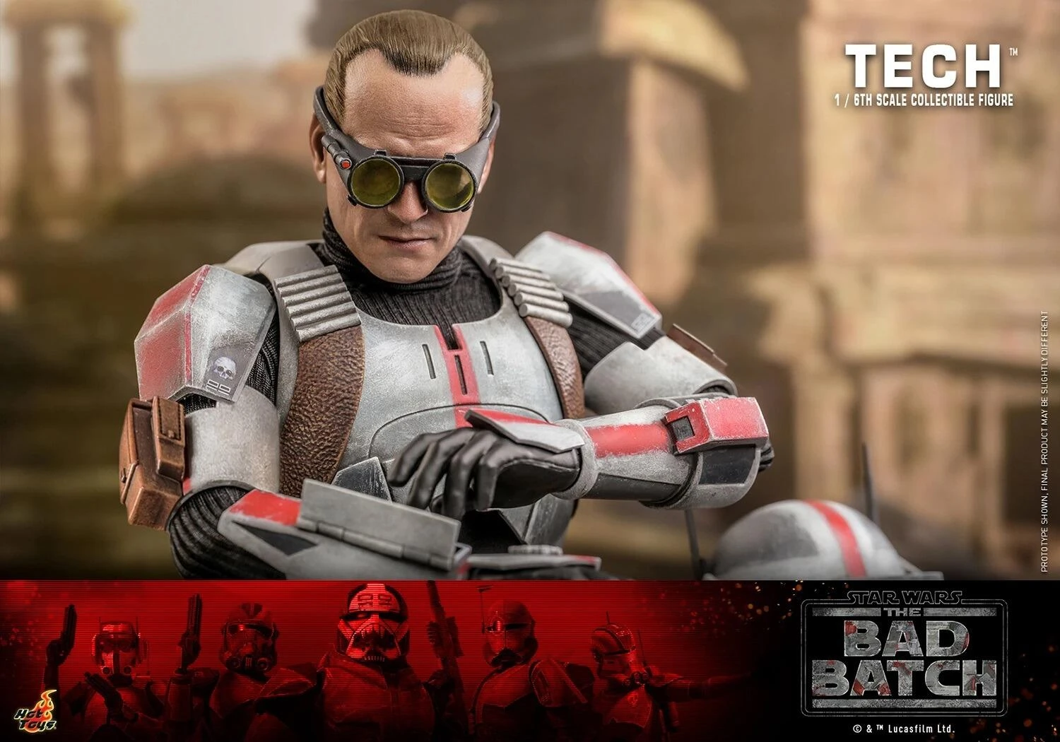 *PRE-ORDER Tech - Star Wars: The Bad Batch Hot Toys Collectibles 1/6 Scale Action Figure - Image 9