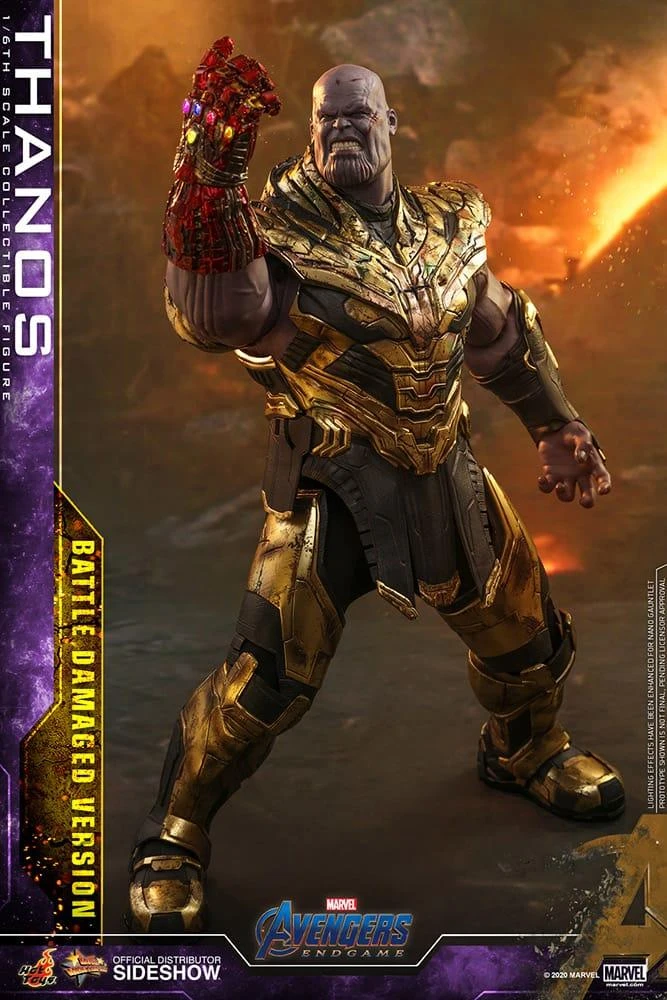 Thanos (Battle Damaged) - Marvel Avengers: Endgame Hot Toys Collectibles 1/6 Scale Action Figure