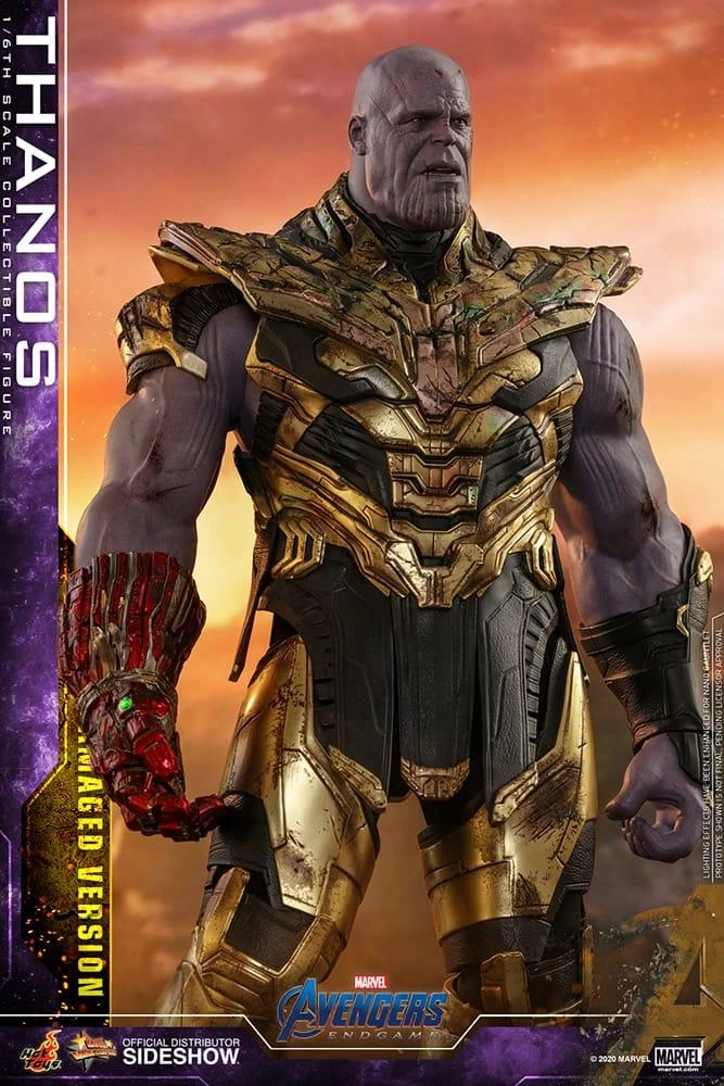 Thanos (Battle Damaged) - Marvel Avengers: Endgame Hot Toys Collectibles 1/6 Scale Action Figure - Image 5