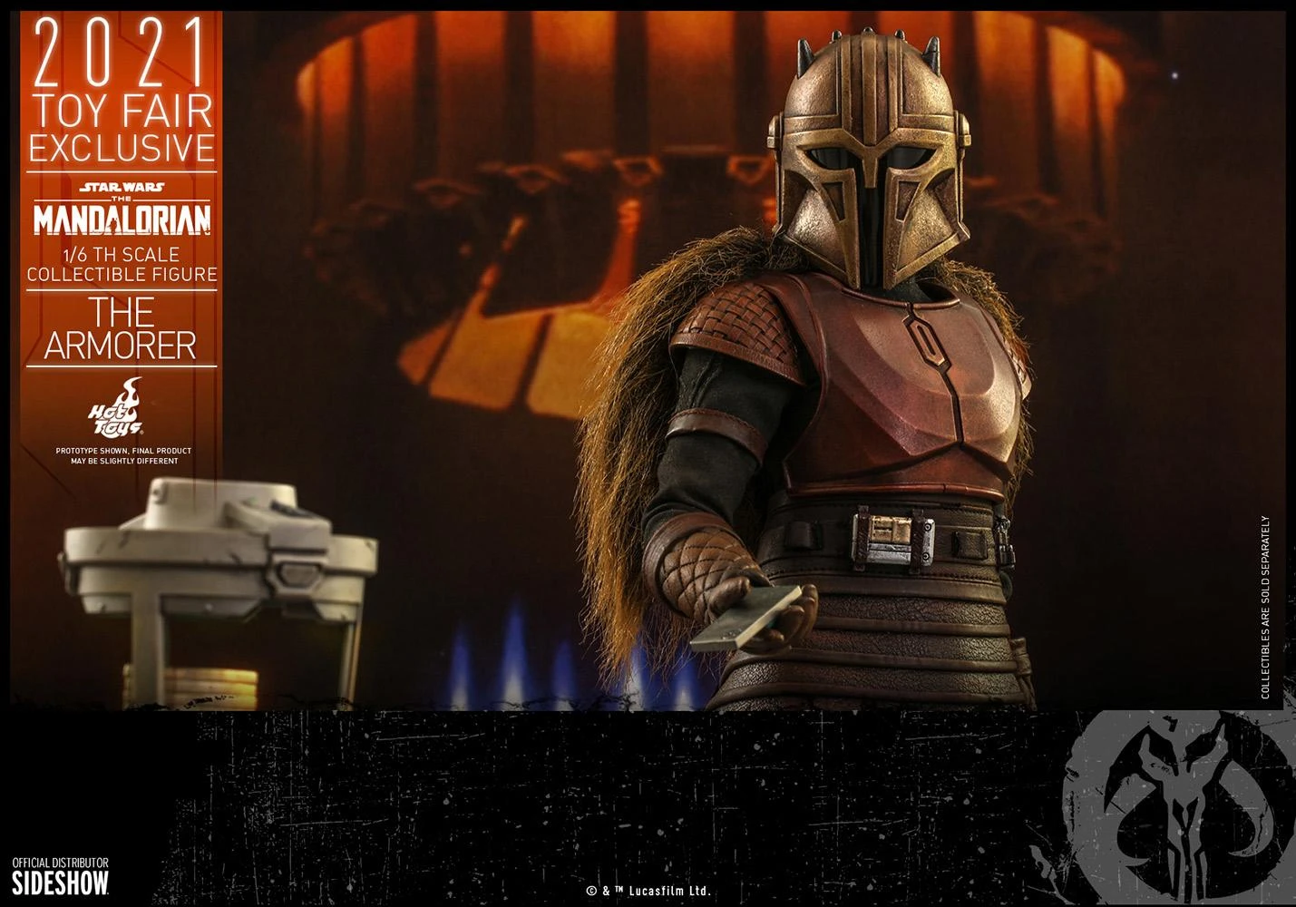 The Armorer (The Mandalorian) - Star Wars Hot Toys Collectibles 1/6 Scale Action Figure - Image 8