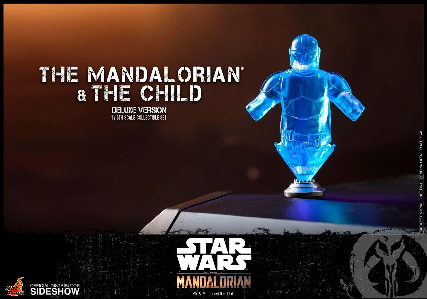 The Mandalorian And The Child (Deluxe) Figure Set- Star Wars Hot Toys Collectibles 1/6 Scale Action Figure - Image 10