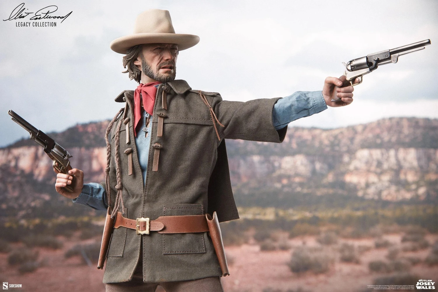 *PRE-ORDER Josey Wales - The Outlaw Josey Wales Sideshow Collectibles 1/6 Scale Action Figure - Image 7