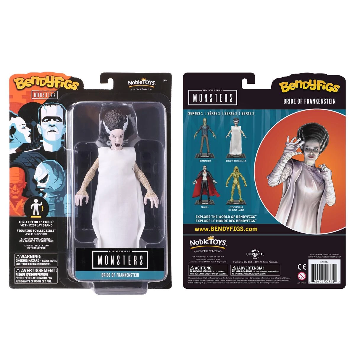 Noble Collection Universal Monsters Bendyfigs Action - Bride Of Frankenstein - Image 3