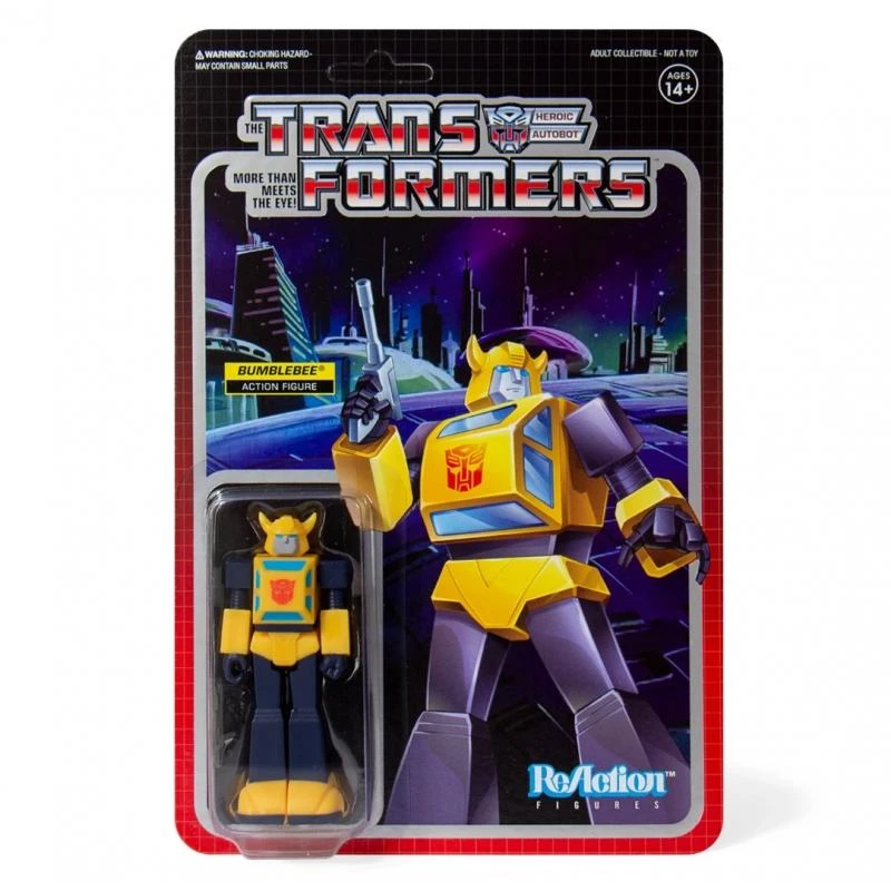 SUPER7 Transformers ReAction Action Figure Wave 1 - Bumblebee