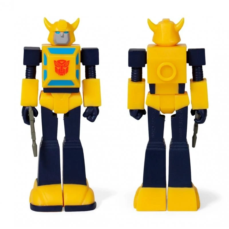 SUPER7 Transformers ReAction Action Figure Wave 1 - Bumblebee - Image 2
