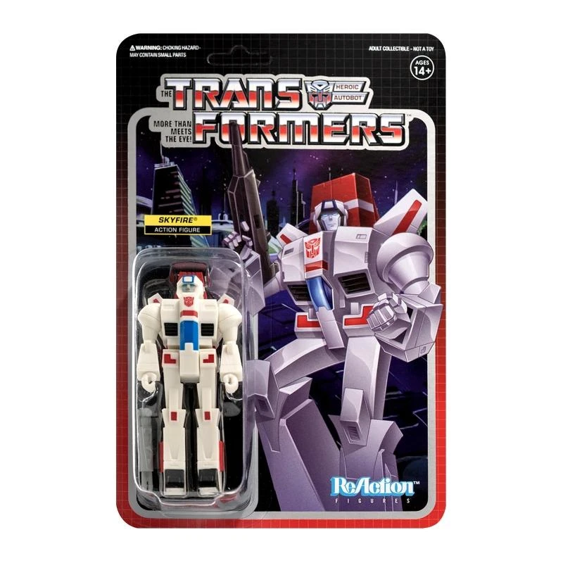 SUPER7 Transformers ReAction Action Figure - Skyfire