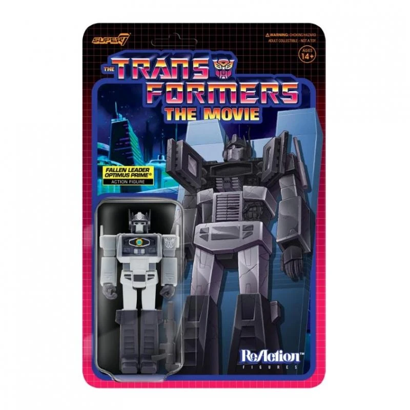 SUPER7 Transformers The Movie ReAction Action Figure Wave 4 - DEAD OPTIMUS