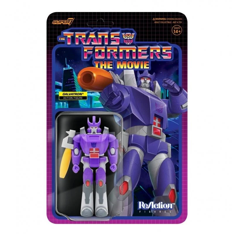 SUPER7 Transformers The Movie ReAction Action Figure - Galvatron