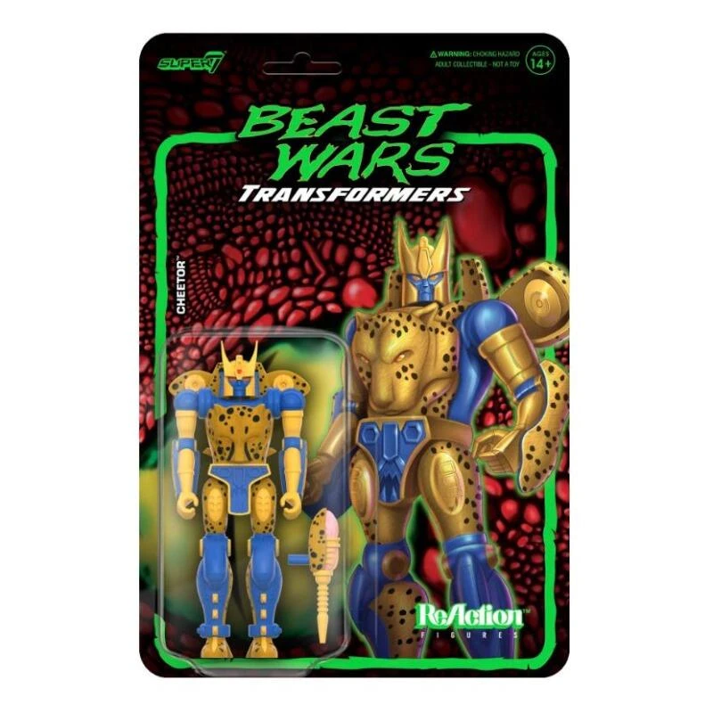 SUPER7 Transformers ReAction Action Figure Wave 7 - Beast Wars Cheetor