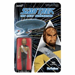 SUPER7 Star Trek: The Next Generation ReAction Action Figure Wave 1 - Worf